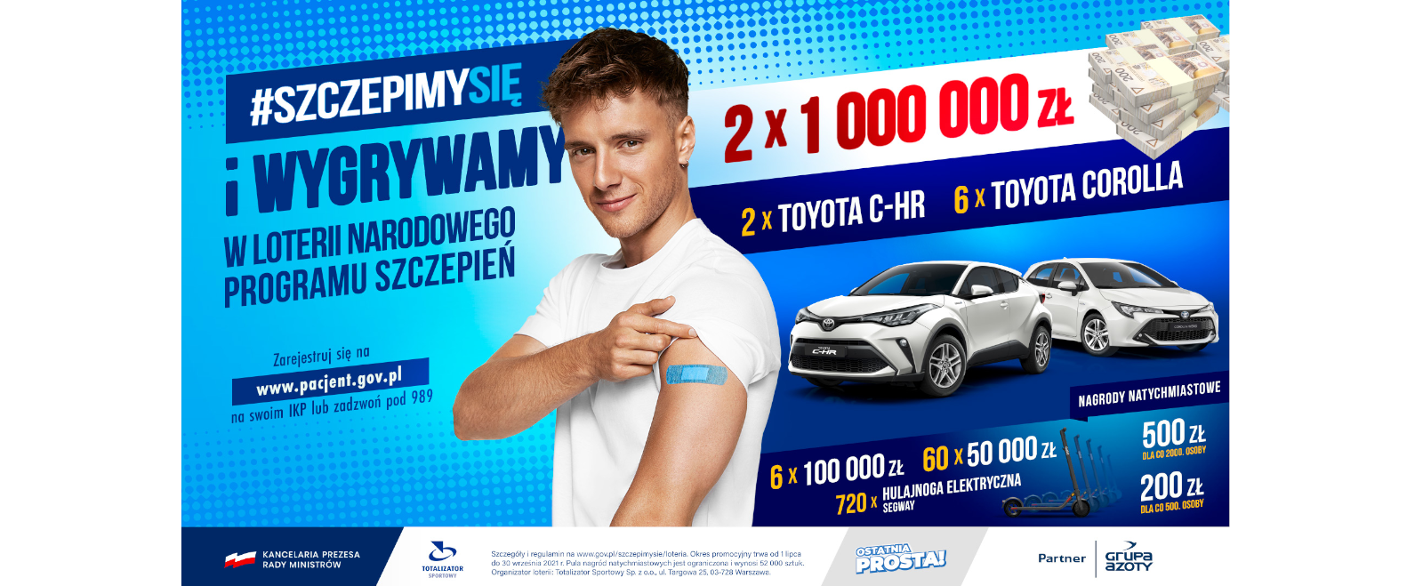Grupa Azoty partners National Vaccination Programme Lottery