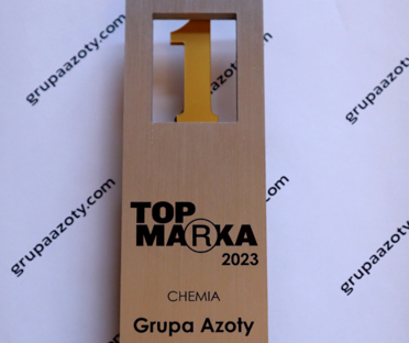 Top Marka 2023 – Grupa Azoty najsilniejszą marką w branży chemicznej 